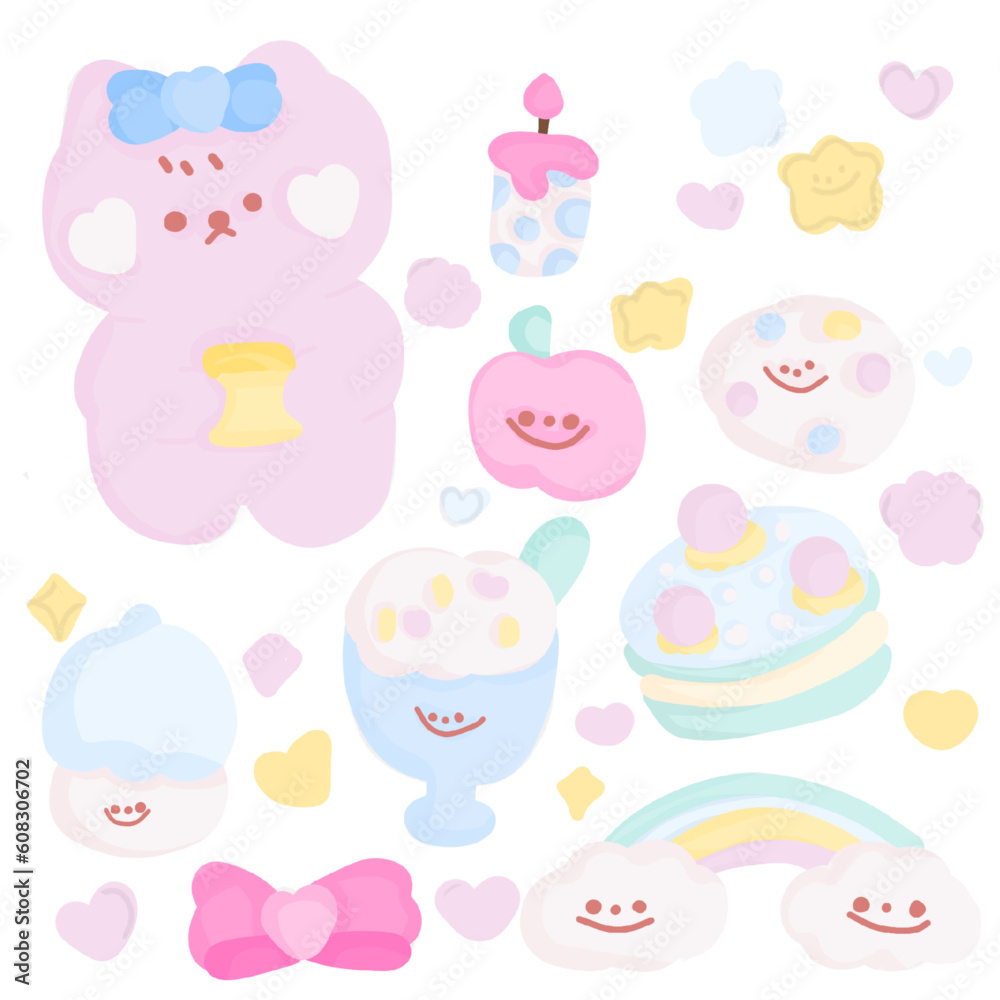 Pink bear and pastel bakery Pink bear and pastel bakery