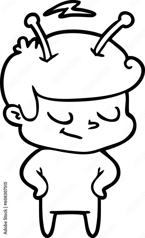 friendly cartoon spaceman friendly cartoon spaceman
