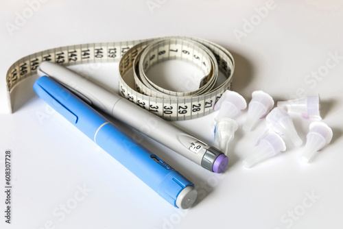  Insulin injection pen or insulin cartridge pen for diabetics.