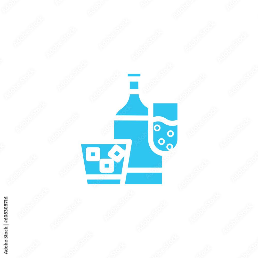 Alcohol Cancer Drink Solid Icon Alcohol Cancer Drink Solid Icon