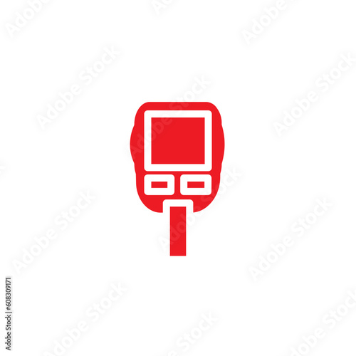 Blood Checker Test Solid Icon