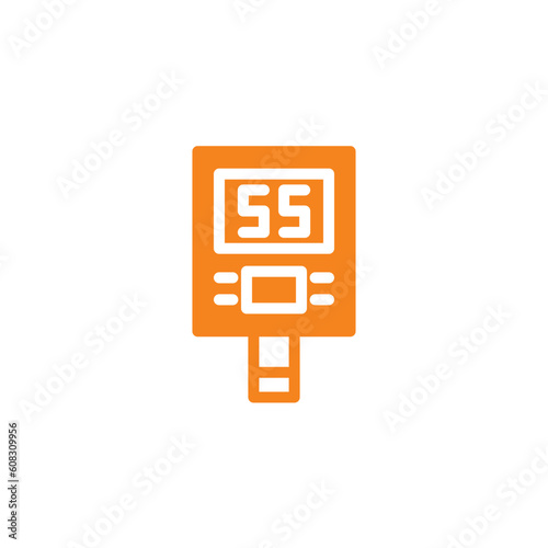 Level Sugar Test Solid Icon