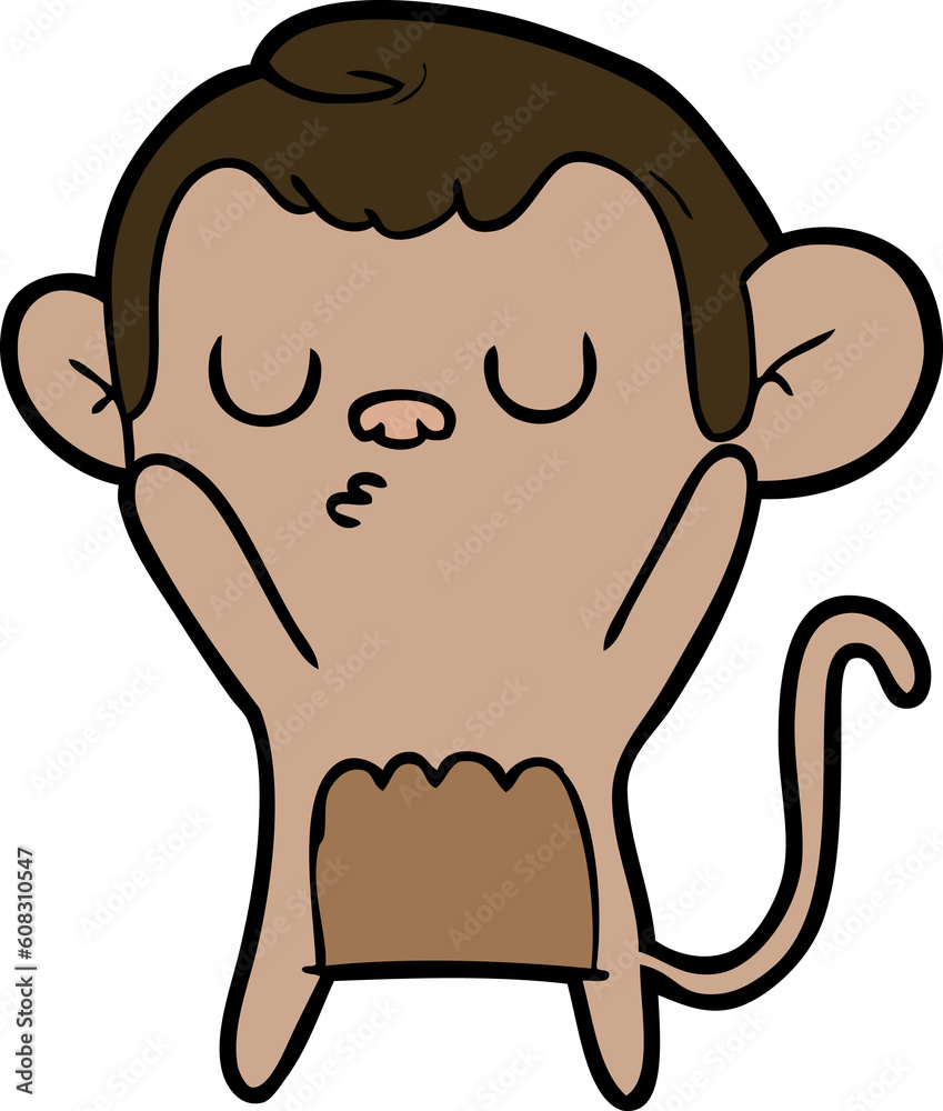 cartoon monkey cartoon monkey