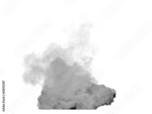 Smoke on transparent background - Flame, smoke, smoking, fire, isolated 