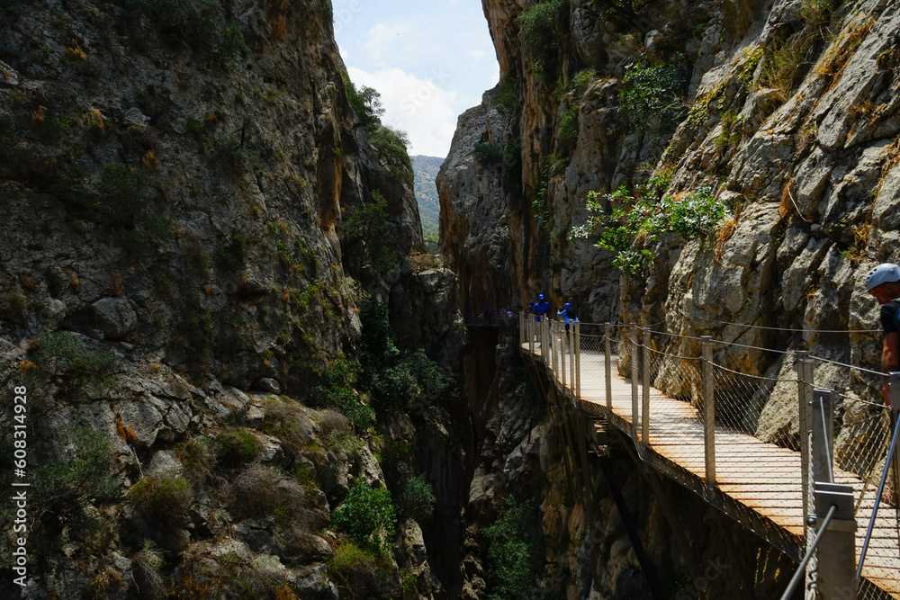 Caminito del Rey, Guadalhorce river, Desfiladero de los Gaitanes, El