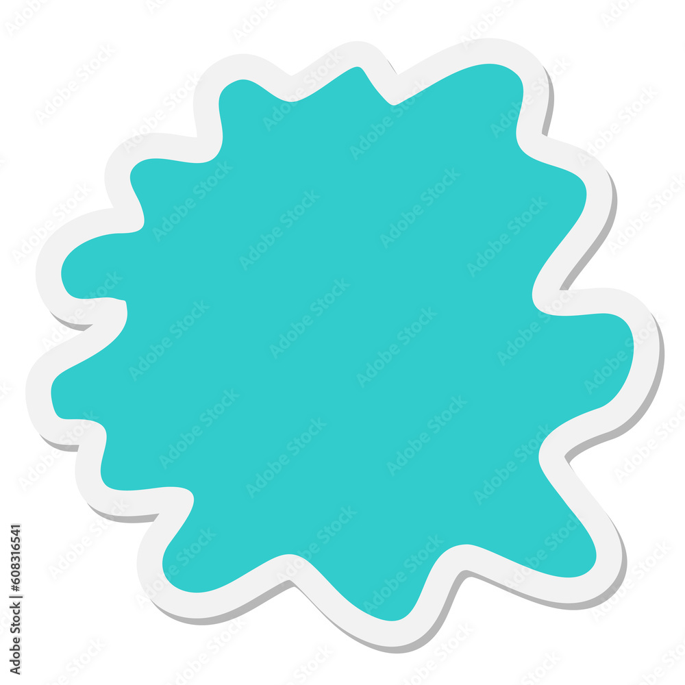 expressive shape blob sticker