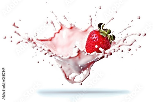 stock photo of milk or yogurt splash flying Food Photography