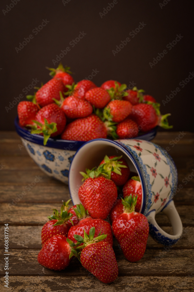Erdbeeren im Becher Erdbeeren im Becher