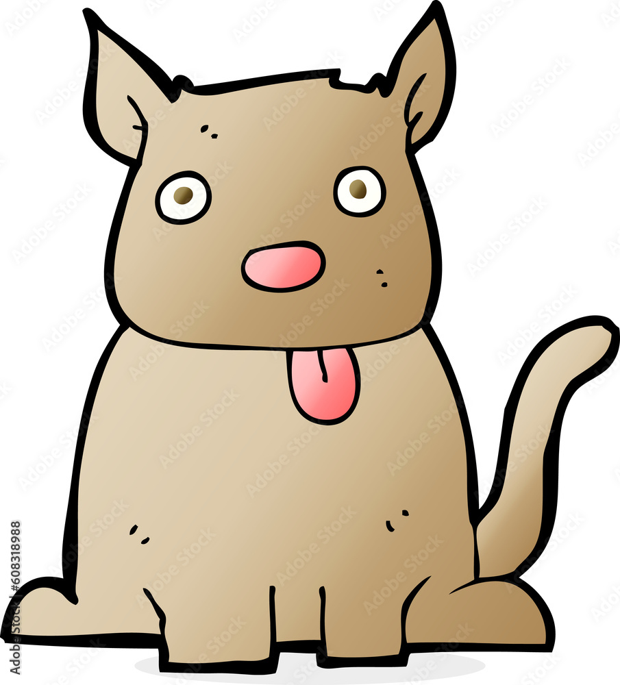 cartoon dog sticking out tongue cartoon dog sticking out tongue