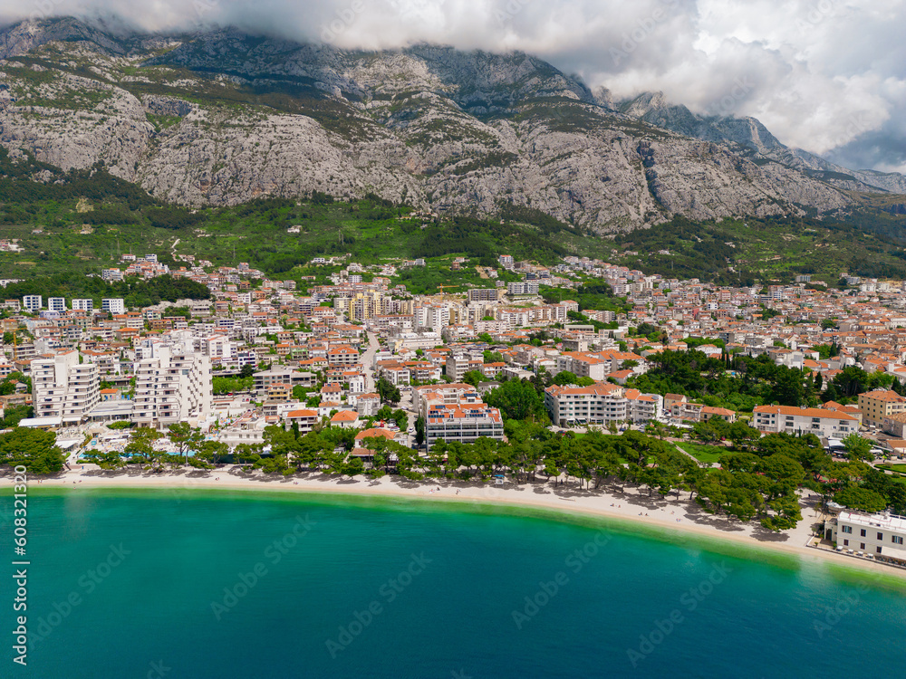 Makarska in Kroatien - Dalmatien - von oben