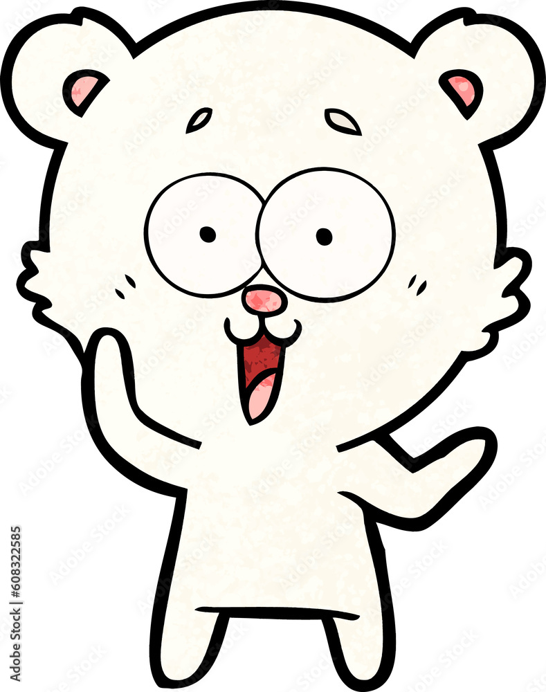 Obraz premium polar bear cartoon