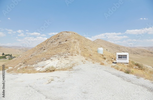 The ancient Urartian fotress of Cavustepe  outside of Van in eastern Turkey