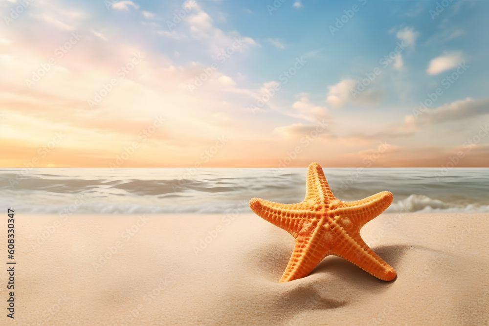 starfish on the beach