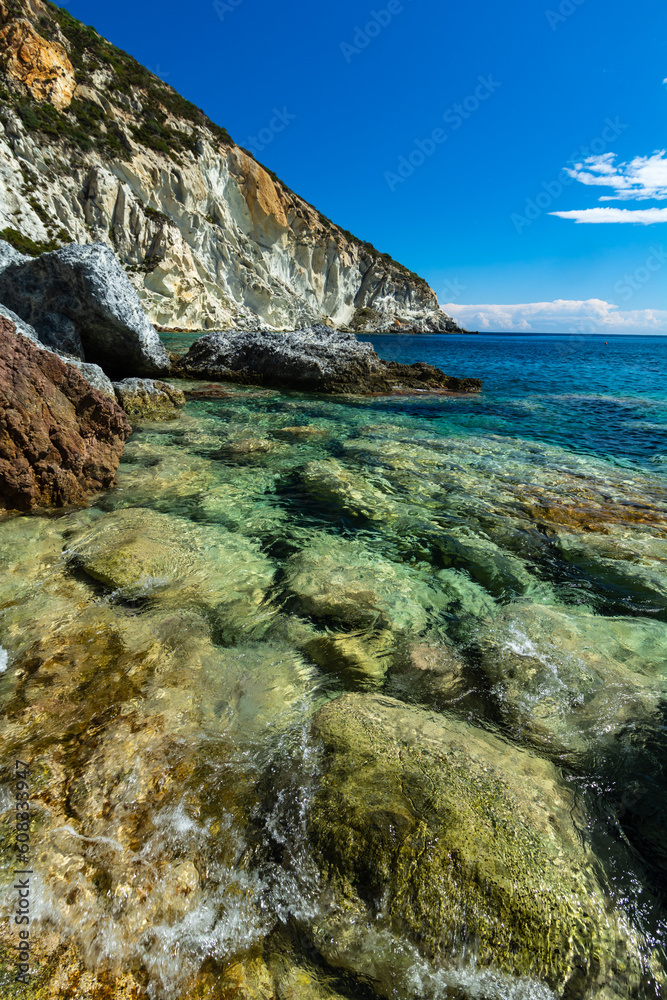 the beautiful coasts of Ponza