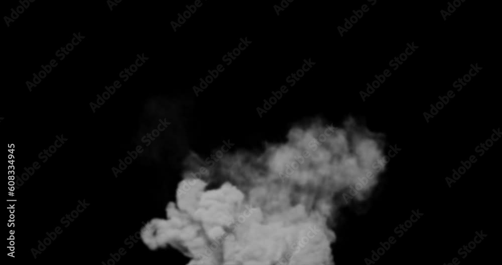 Smoke on black background Smoke on black background