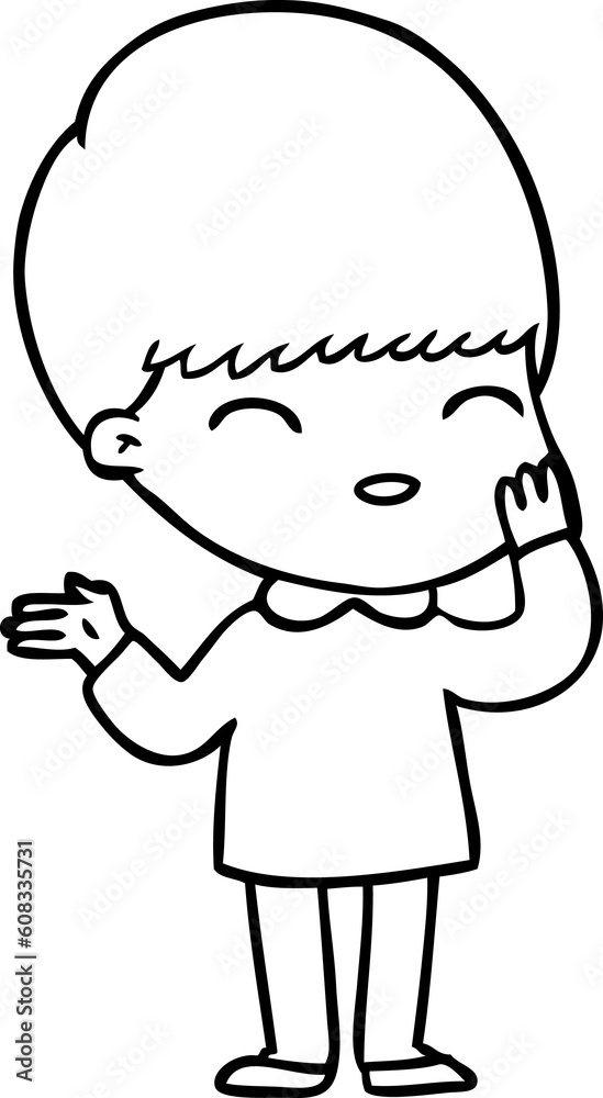 happy cartoon boy happy cartoon boy
