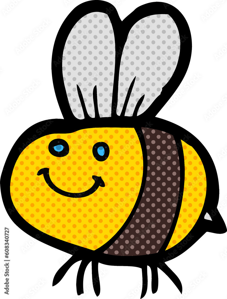 Obraz premium cartoon bee