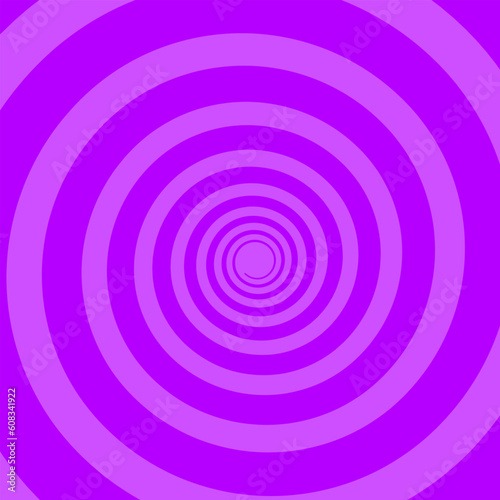 Comic abstract purple background with twisted radial rays and halftone humor effects.
