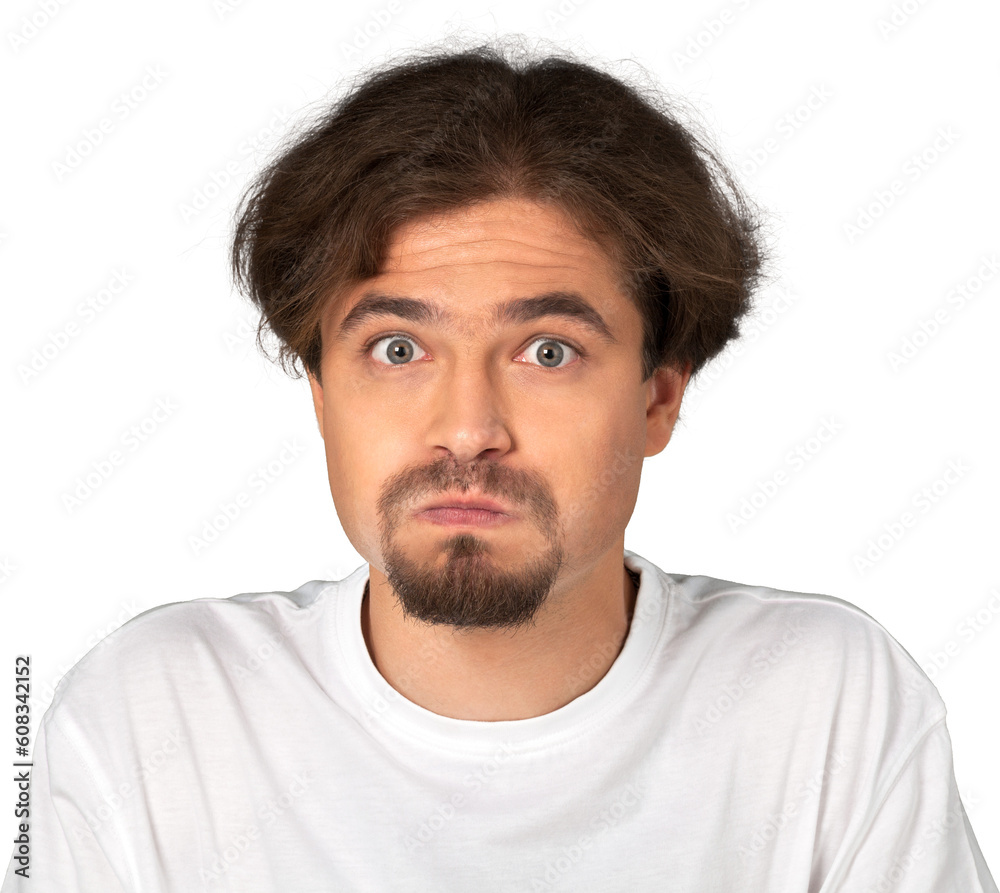 Portrait of a Furious Man Portrait of a Furious Man