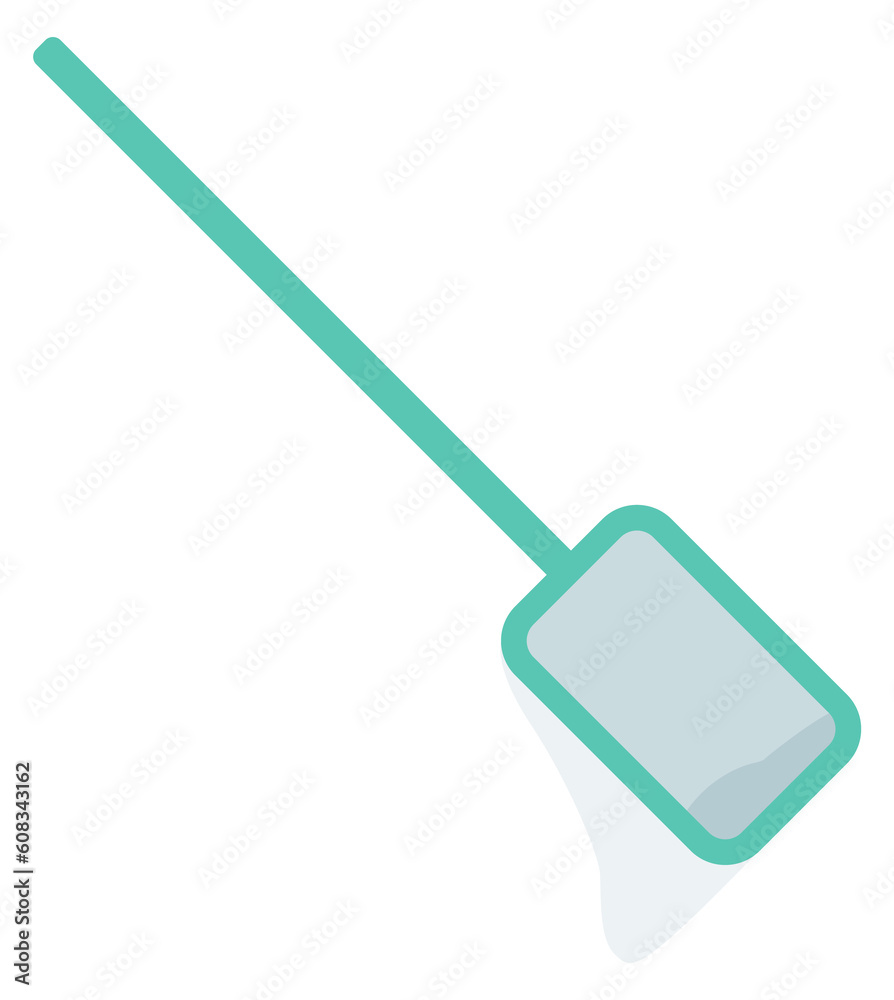 Aquarium fish tank net. Tool cartoon icon Aquarium fish tank net. Tool cartoon icon