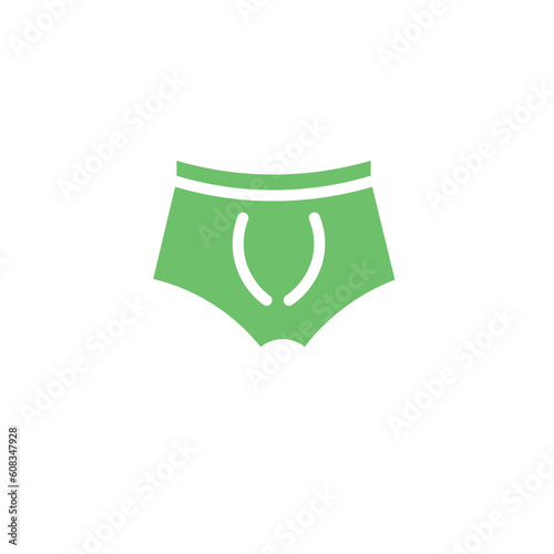 boxer clothing men solid icon