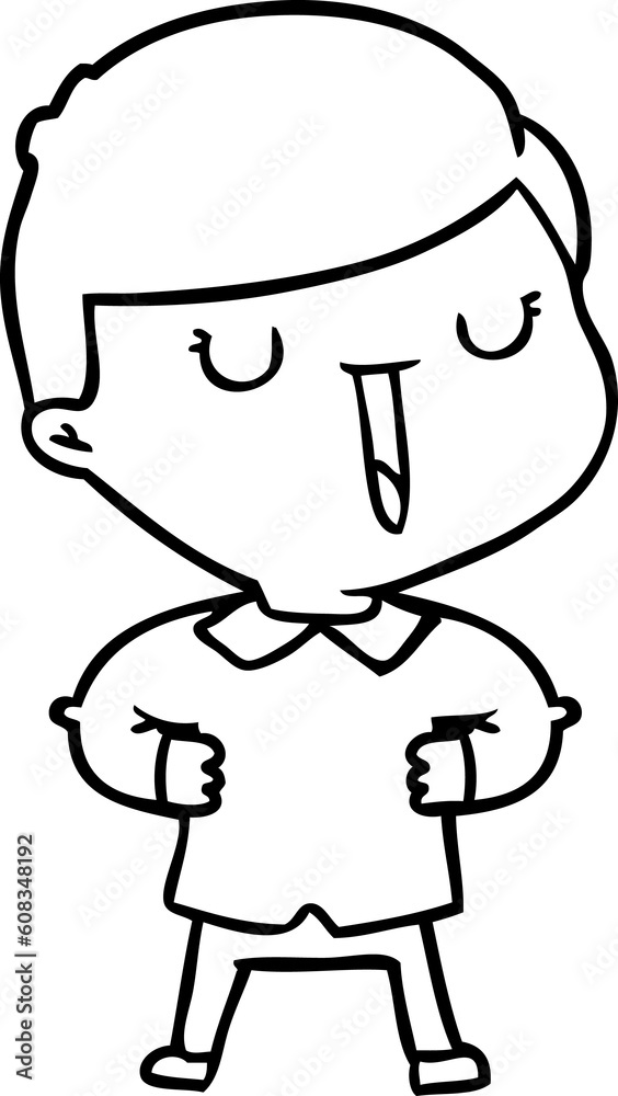 cartoon happy boy cartoon happy boy