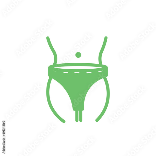 bra lingerie underpants solid icon
