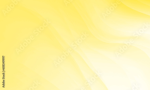Abstract yellow white colors gradient with wave lines pattern texture background.