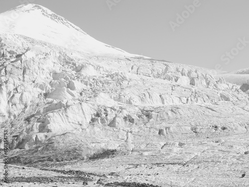 Beautiful montane landscape. Alpine climbing. Sunset in the mountains. The Tsautsasus is a region spanning Europe and Asia. Elbrus region. Mountains landscape. oetztal alps, tyrol, austria, europe