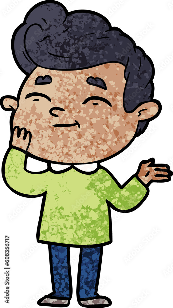happy cartoon man happy cartoon man