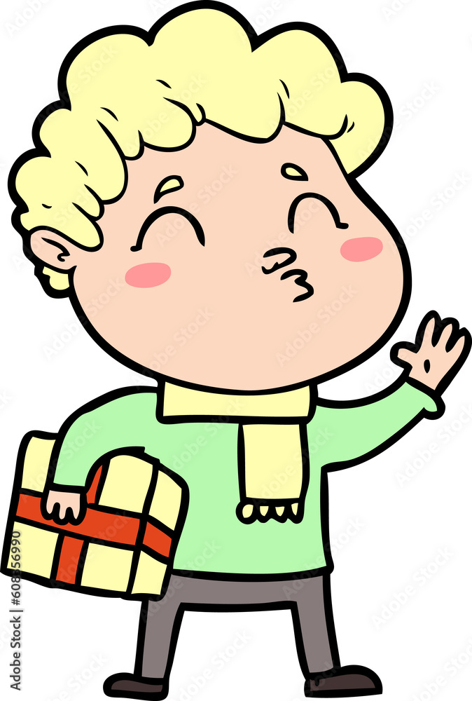 cartoon man pouting cartoon man pouting