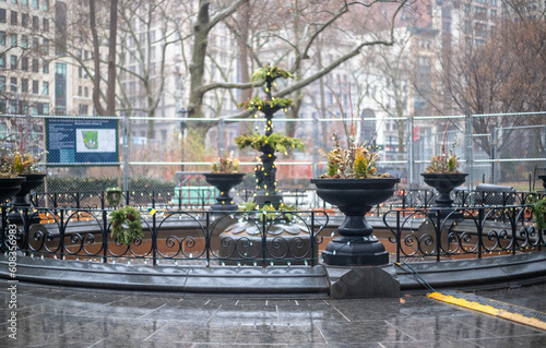 fountain in the park