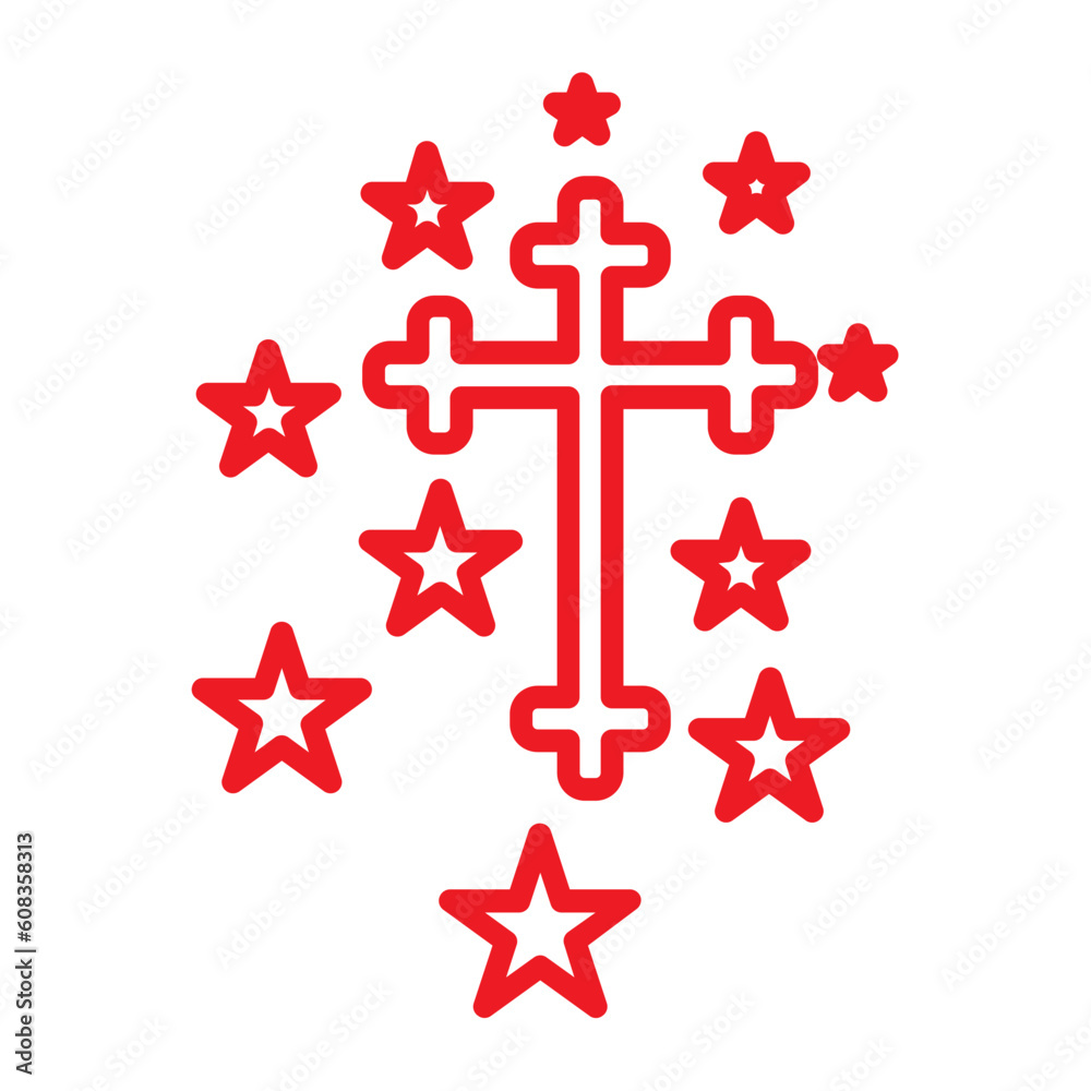 Obraz premium salib icon