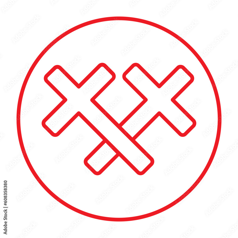 Obraz premium salib icon