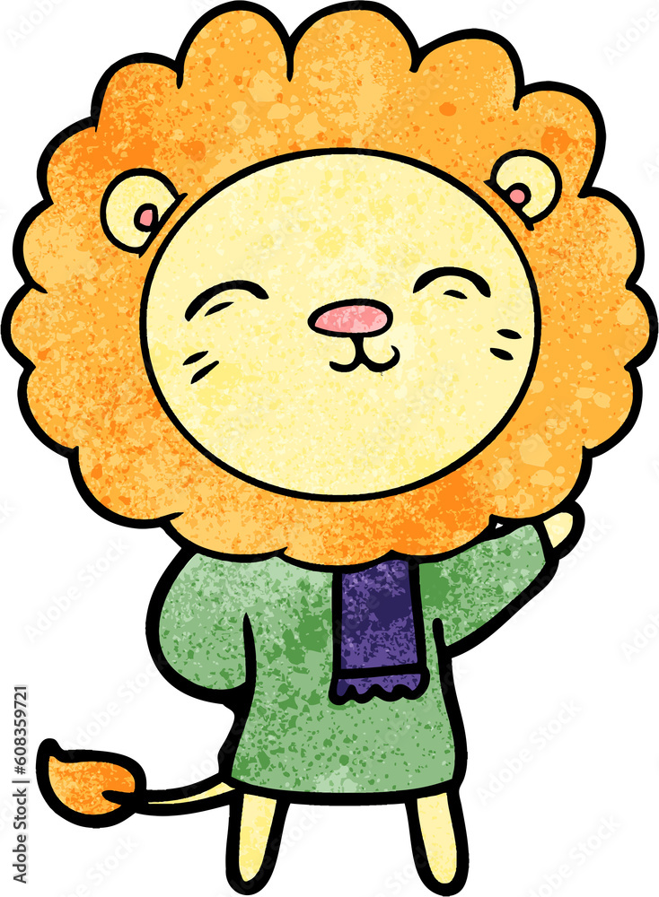 cartoon lion cartoon lion