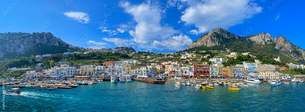 Capri, włoska wyspa  - obrazy, fototapety, plakaty 