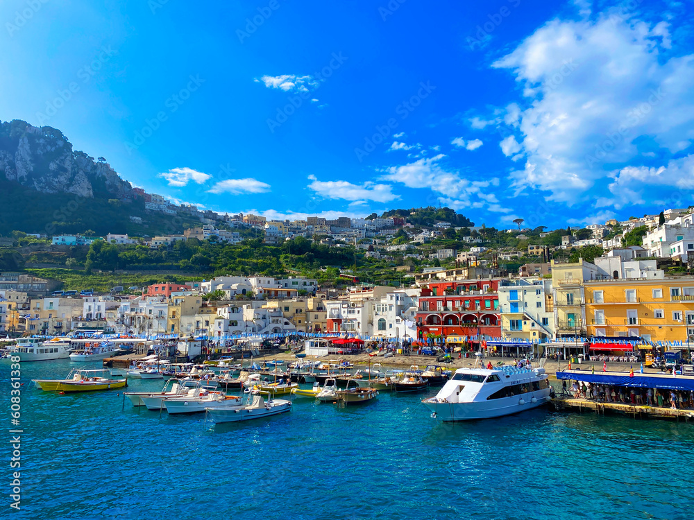 Capri, włoska wyspa  - obrazy, fototapety, plakaty 