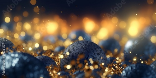 Sparkling glitter background. Generative AI