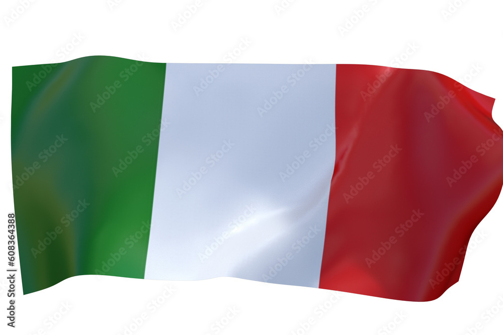bandiera italiana fondo trasparente isolato bandiera italiana fondo trasparente isolato