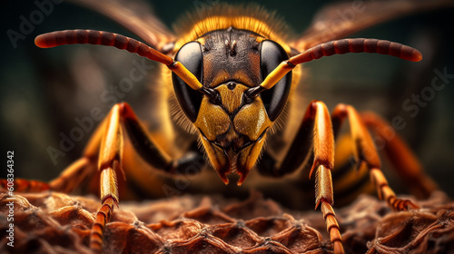 wasp macro shot