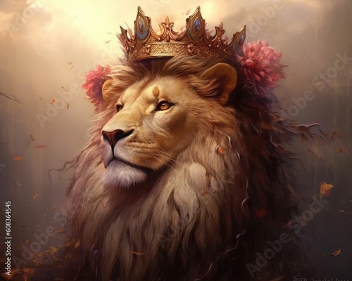 The king was majestic. (Generative AI)