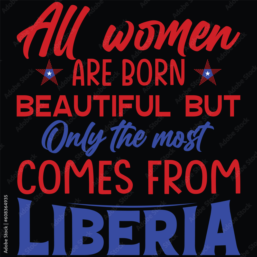 Liberia t shirt design.