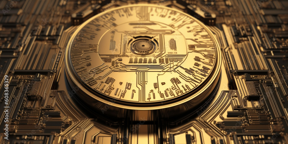 Digitale Hardware Wallet für Coins wie Bitcoin und andere NFT´s, ai generativ