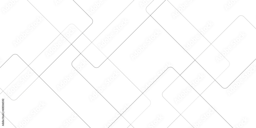 Abstract minimal geometric white light layout background design. white transparent material in triangle diamond and squares shapes in random geometric pattern.