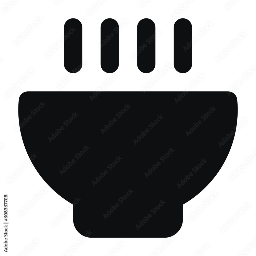 rice bowl icon rice bowl icon