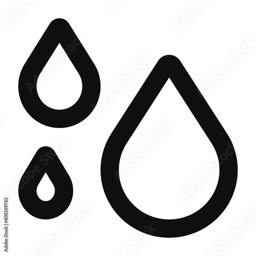 water droplets icon