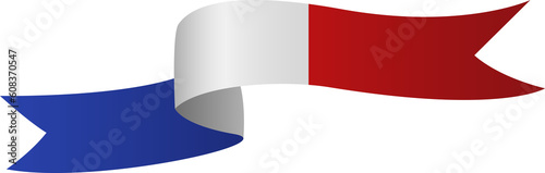 Billede på lærred France insignia ribbon in PNG file