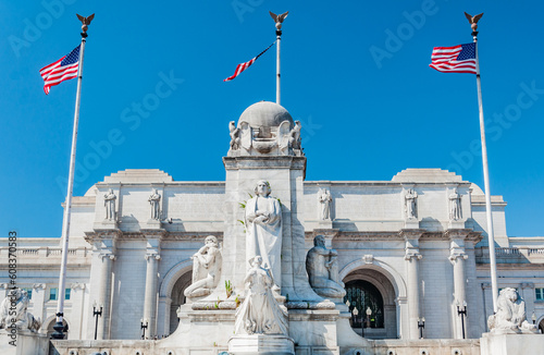 Union Station on a Summer Afternoon, Washington DC USA photo