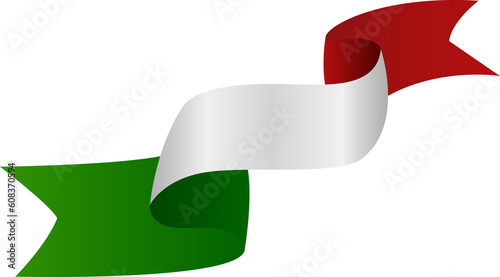 Italy insignia ribbon in PNG file