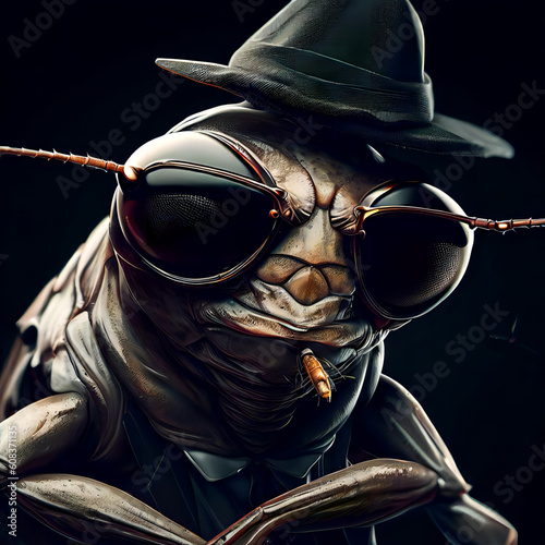 Portrait of a gangster bug